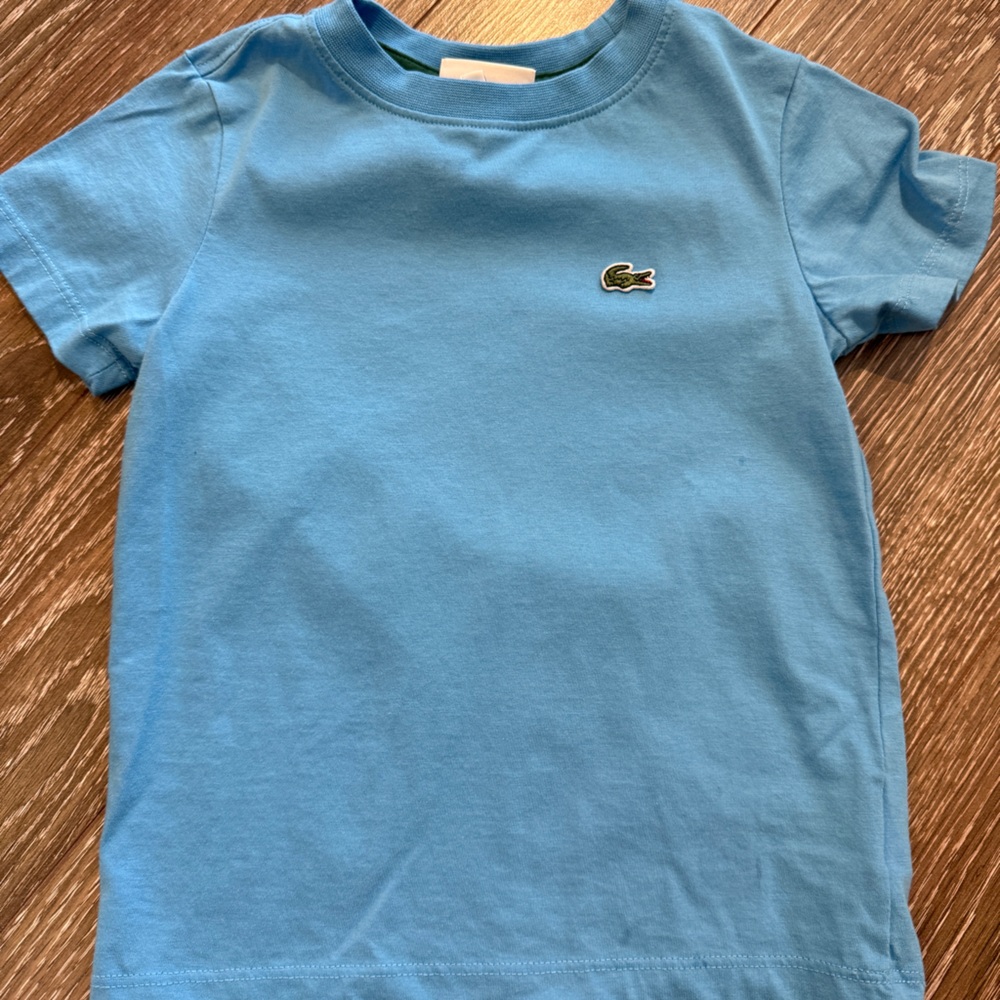 Lacoste Kids Blue T-Shirt Size 5